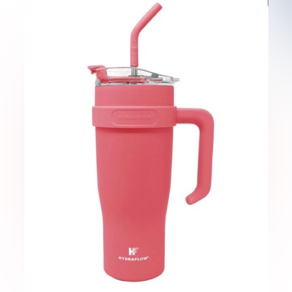HYDRAFLOW Capri- 40 oz Tumbler with Straw and Handle - Picture 1 of 2